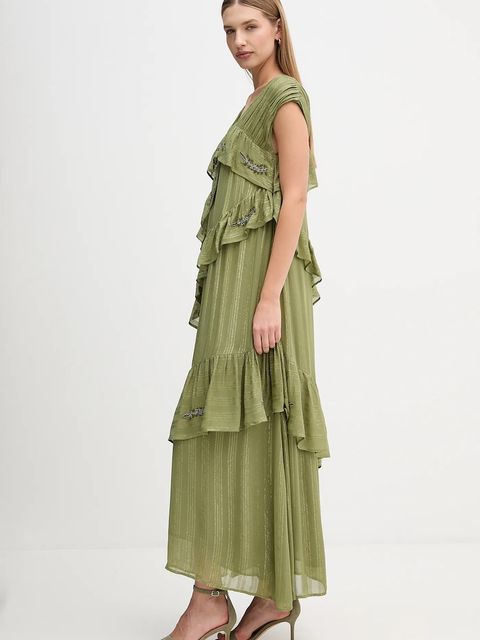 Hoss Intropia sukienka kolor zielony mini rozkloszowana 8222109 - zdjęcie produktu nr 2