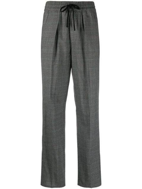 MARANT ÉTOILE Priska high-waist plaid trousers - Grey - zdjęcie produktu nr 1
