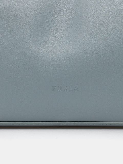 Furla torebka skórzana kolor niebieski WB00782.AX0733.3963S