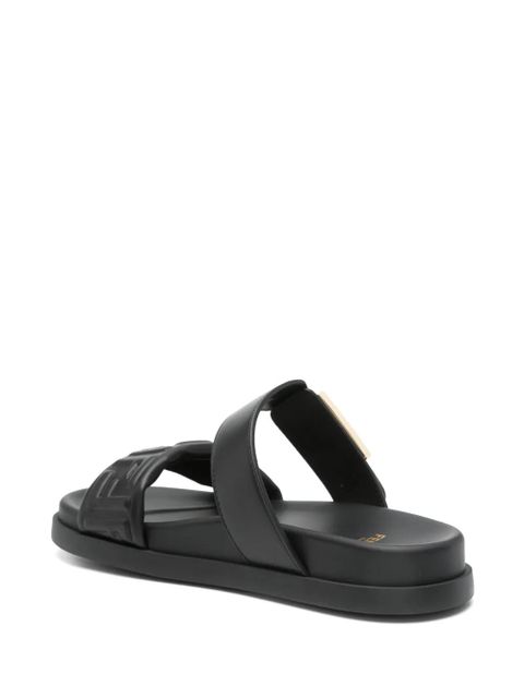 FENDI nappa-leather sandals - Black