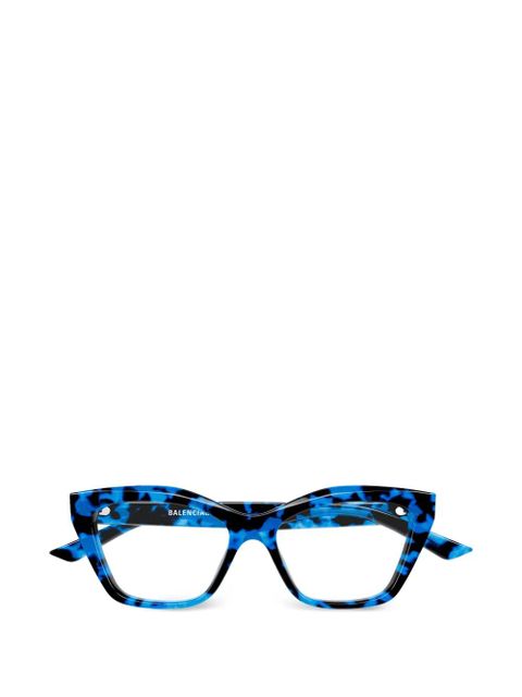 Balenciaga Eyewear cat-eye glasses - Blue - zdjęcie produktu nr 1