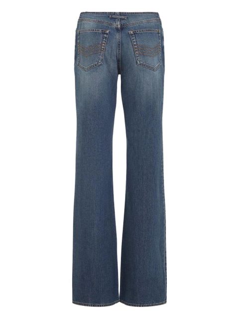 Jean Paul Gaultier zip-detail jeans - Blue - zdjęcie produktu nr 2