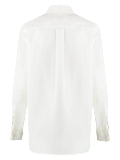 Saint Laurent long-sleeve cotton shirt - White
