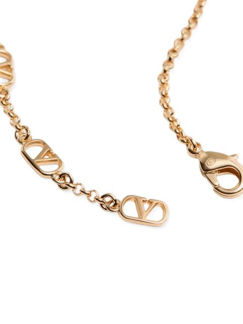 Valentino Garavani Ovalette faux-pearl necklace - Gold