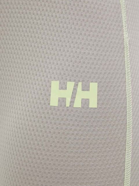 Helly Hansen legginsy damskie kolor szary gładkie