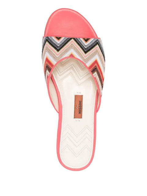 Missoni zigzag sandals - Pink