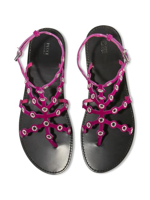 PUCCI Emilio flat sandals - Pink