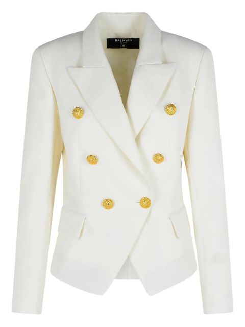 Balmain double-breasted blazer - White - zdjęcie produktu nr 1