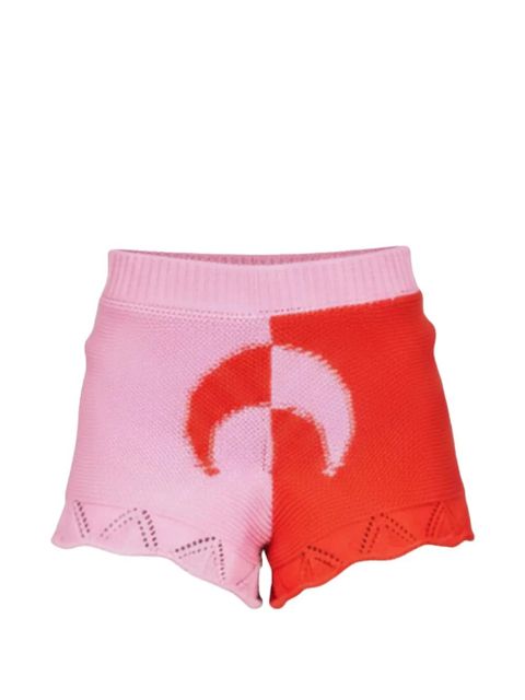 Marine Serre crochet knit shorts - Pink - zdjęcie produktu nr 1