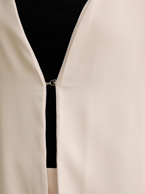 Answear.LAB marynarka kolor beżowy jednorzędowa gładka