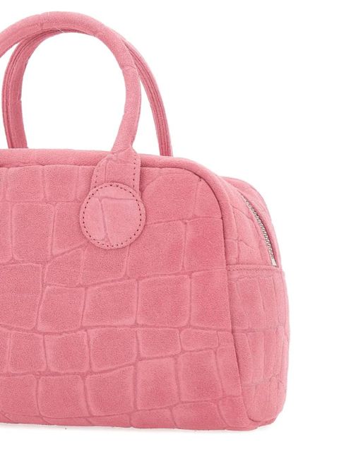 Marge Sherwood Soft Bowling crocodile-effect tote bag - Pink