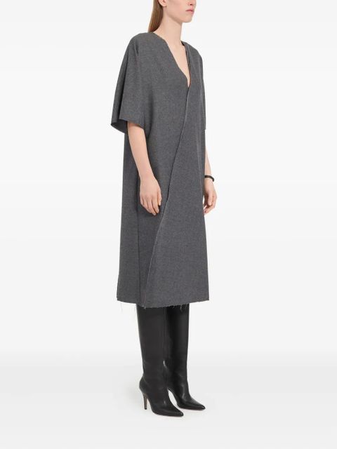 MM6 Maison Margiela V-neck midi dress - Grey