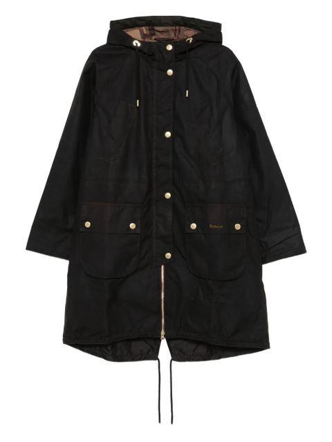 Barbour hooded buttoned coat - Brown - zdjęcie produktu nr 1