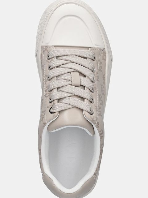 Dkny tenisówki York Logo kolor beżowy K3556786