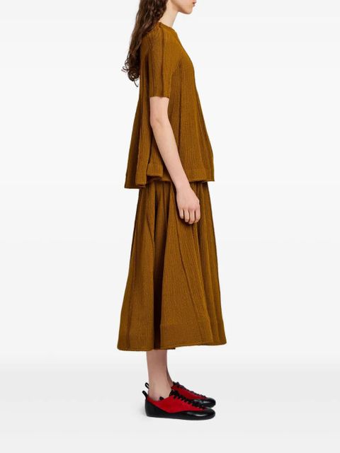Proenza Schouler Tavia midi skirt - Brown