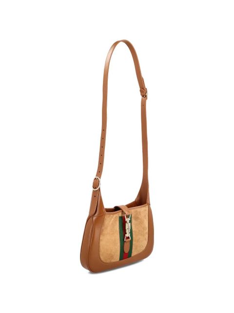 Gucci medium Jackie 1961 web-stripe shoulder bag - Brown - zdjęcie produktu nr 2