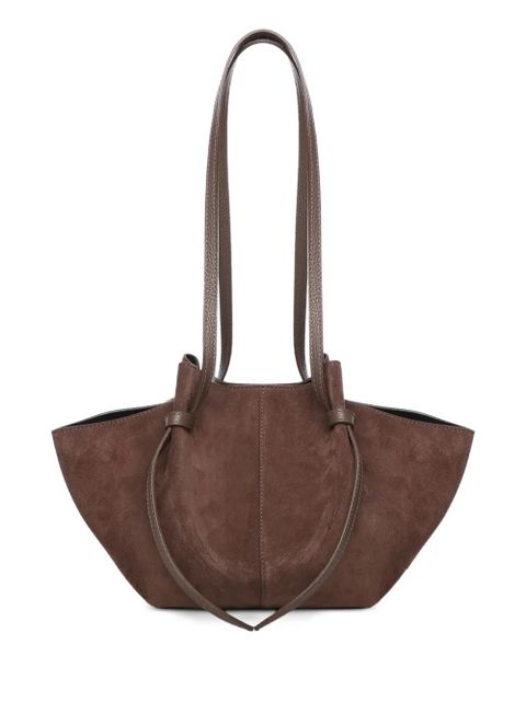 Yuzefi large Mochi suede knot shoulder bag - Brown - zdjęcie produktu nr 1