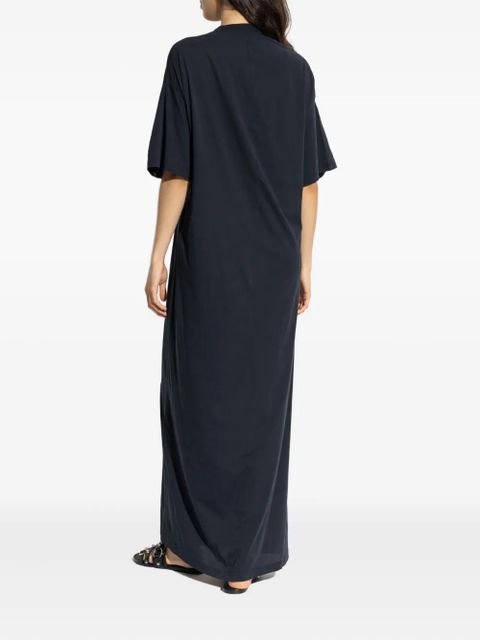 Balenciaga short-sleeve maxi dress - Black