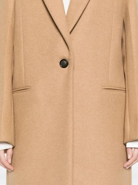 TOTEME single-breasted wool coat - Brown
