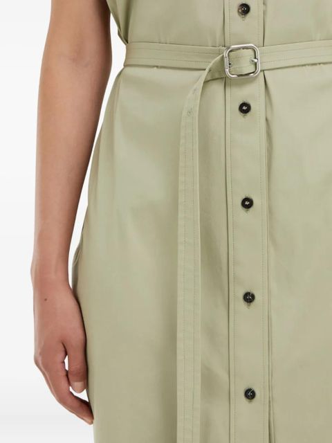 Ferragamo belted shirt dress - Green