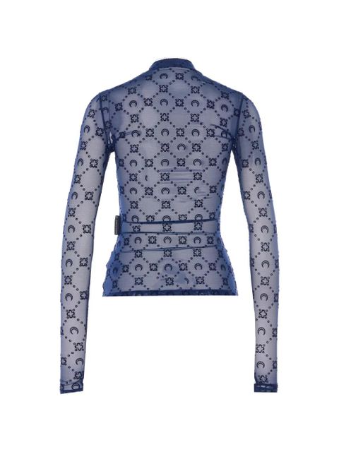 Marine Serre moonogram logo top - Blue - zdjęcie produktu nr 2
