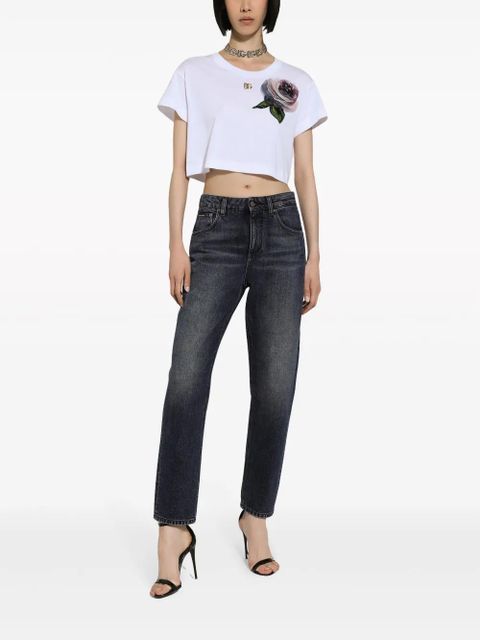 Dolce & Gabbana mid-rise boyfriend jeans - Black