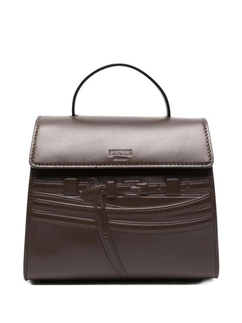 Moschino logo-debossed tote bag - Brown - zdjęcie produktu nr 1