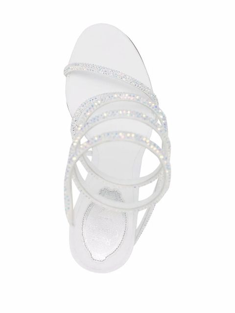René Caovilla 120mm Cecile rhinestone sandals - White - zdjęcie produktu nr 2