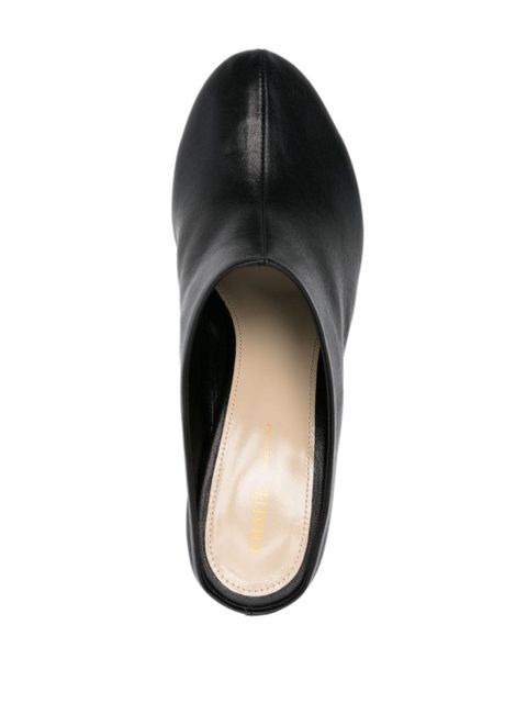 KHAITE The Apollo 75mm leather sandals - Black