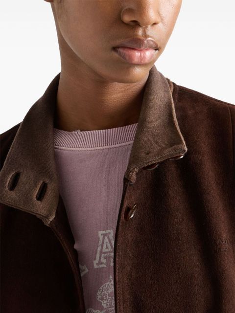 Prada suede jacket - Brown