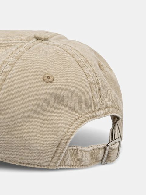 Weekend Max Mara czapka z daszkiem bawełniana BRUNO kolor beżowy 2525576024600 - zdjęcie produktu nr 2