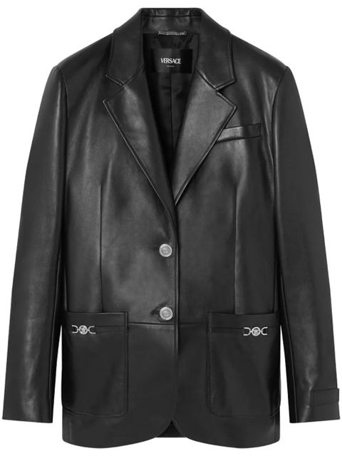 Versace single-breasted blazer - Black - zdjęcie produktu nr 1