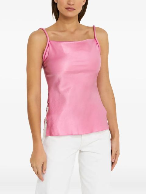 Nanushka Neza satin top - Pink - zdjęcie produktu nr 1