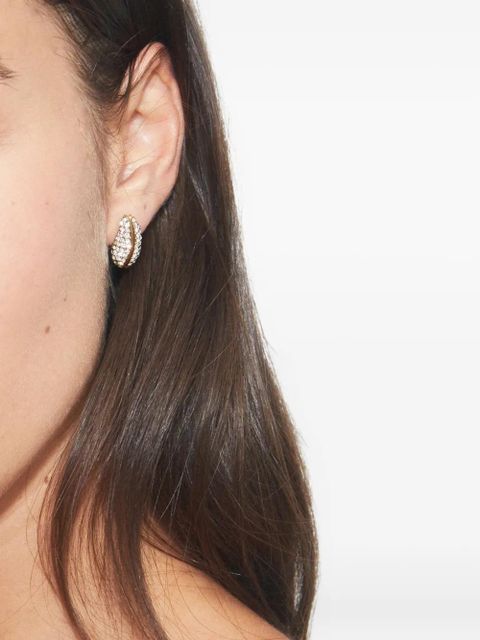 Tory Burch wave pavé earrings - Gold - zdjęcie produktu nr 1