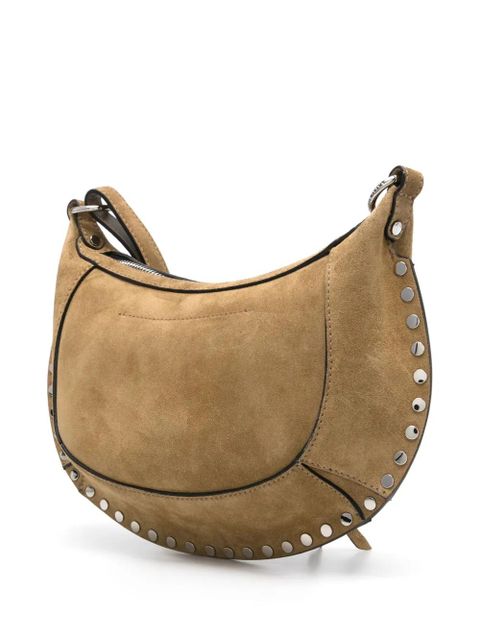 ISABEL MARANT Oskan Moon suede shoulder bag - Neutrals