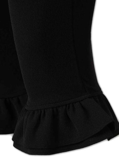 Jacquemus ruffled-trim shorts - Black