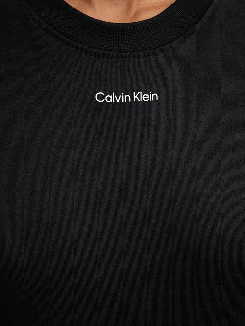 Calvin Klein t-shirt bawełniany damski kolor czarny LV147C857G