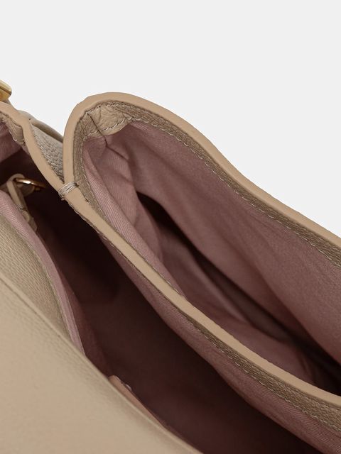 Coccinelle torebka skórzana MAVERY kolor beżowy E1 U7F 18 01 01