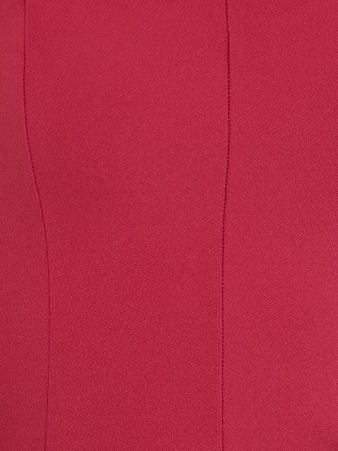 Abercrombie & Fitch sukienka kolor czerwony midi dopasowana