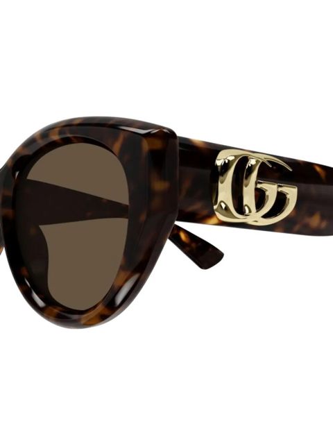 Gucci Eyewear rounded sunglasses - Brown