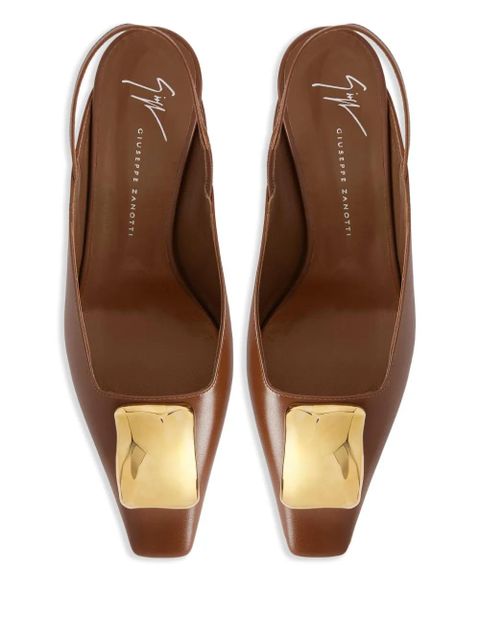 Giuseppe Zanotti 45mm Brendha Stone pumps - Brown