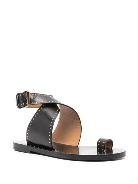 ISABEL MARANT Jools studded sandals - Black