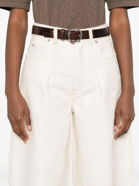 Jacquemus Ovalo balloon-leg trousers - Neutrals