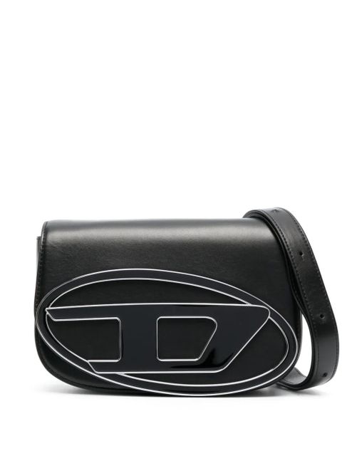 Diesel medium 1DR leather shoulder bag - Black - zdjęcie produktu nr 1