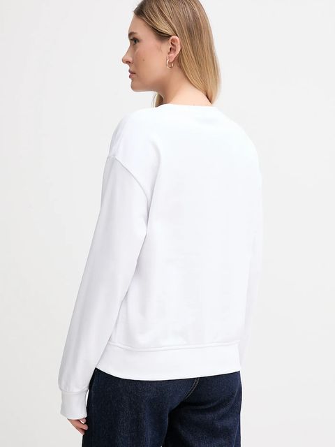 Calvin Klein Jeans bluza damska kolor biały LV047B234G - zdjęcie produktu nr 2