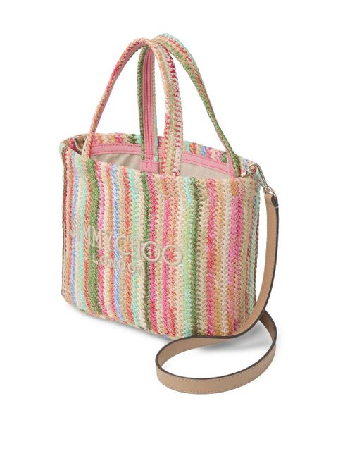 Jimmy Choo striped tote bag - Pink