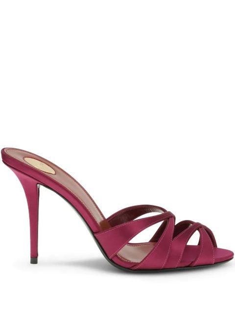 Saint Laurent 95mm Chandelle open-toe strap sandals - Pink - zdjęcie produktu nr 1