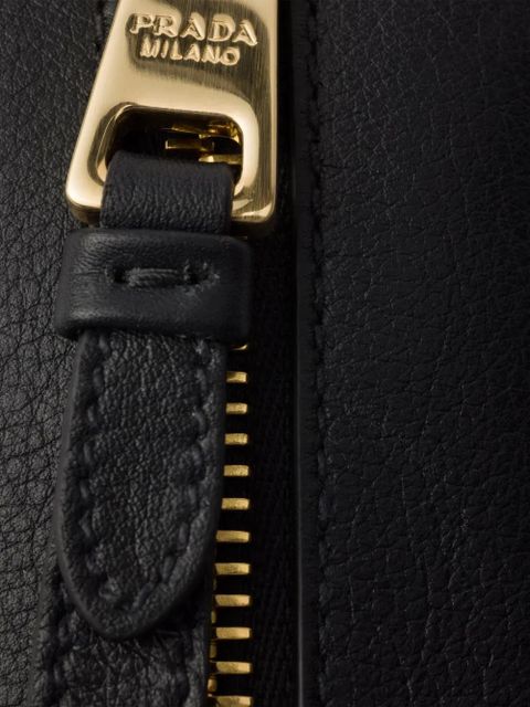 Prada leather shoulder bag - Black - zdjęcie produktu nr 2