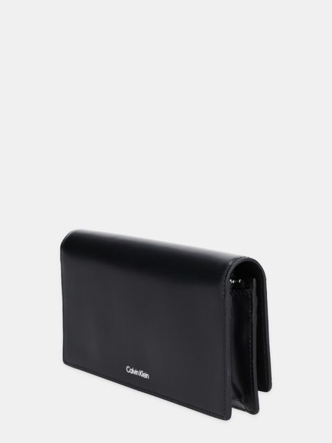 Calvin Klein portfel skórzany damski kolor czarny LV04F1098G - zdjęcie produktu nr 2