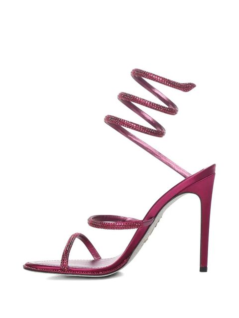 René Caovilla 105mm Cleo sandals - Purple